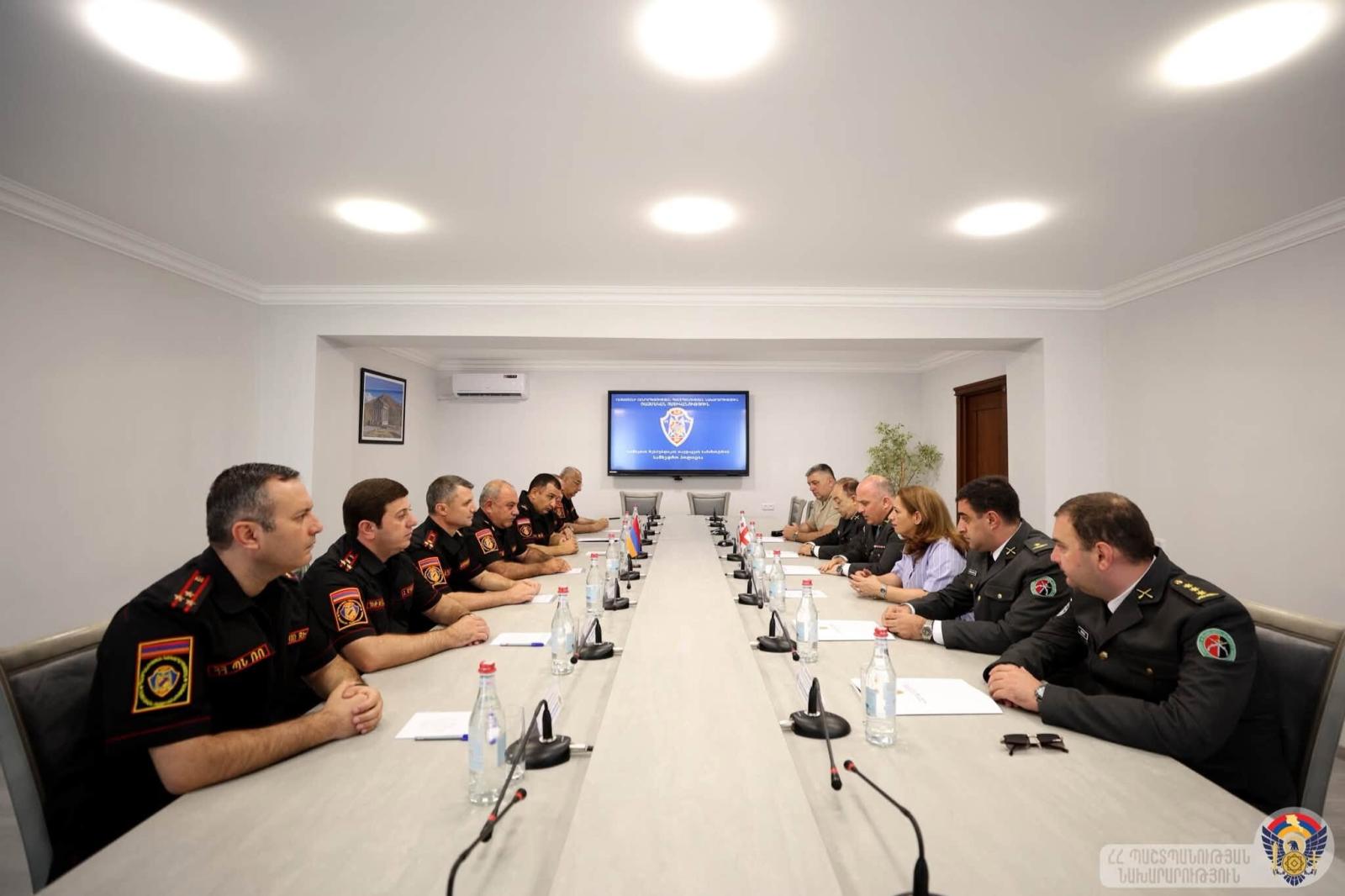 სომხეთში სამდღიანი ვიზიტით საქართველოს თავდაცვის ძალების სამხედრო პოლიციის დეპარტამენტის უფროსი იმყოფება