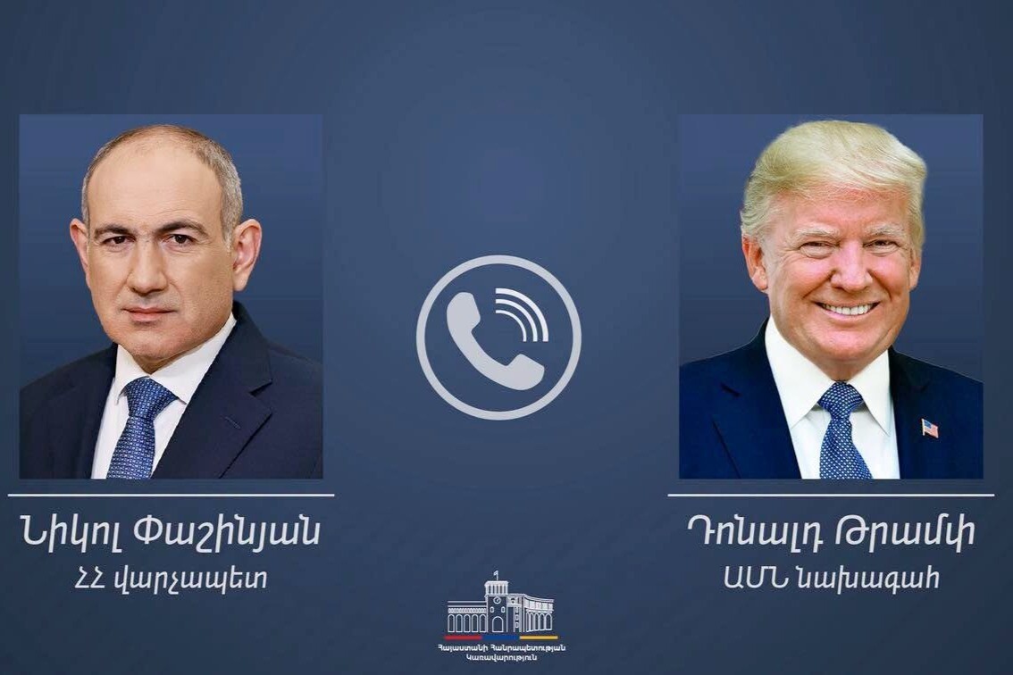 ფაშინიანსა და ტრამპს შორის სატელეფონო საუბარი შედგა