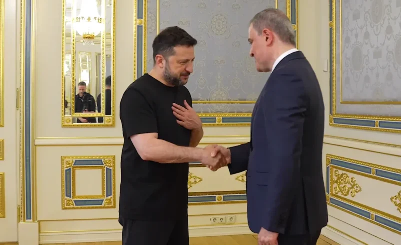 ზელენსკიმ აზერბაიჯანს უკრაინის მხარდაჭერისა და კონსტრუქციული დიალოგისთვის მადლობა გადაუხადა