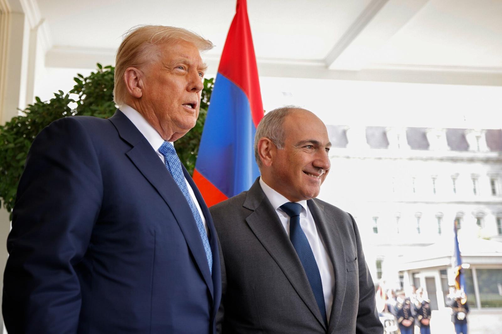 Trump congratulates Pashinyan on Armenia’s Independence Day