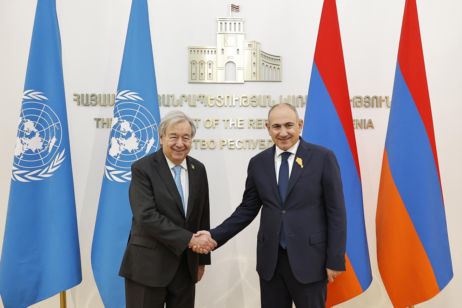 Guterres praises Armenia’s ‘remarkable’ leadership and diplomacy in organizing COP17